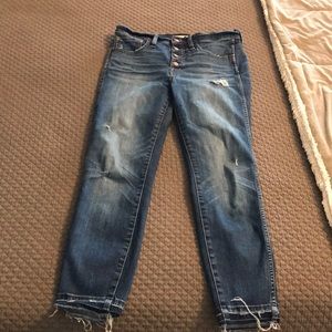 EUC madewell 10” high rise skinny